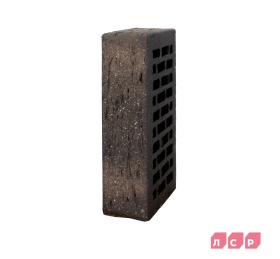 Кирпич лицевой графитовый с посыпкой 1NF рустик