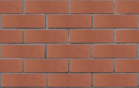 Кирпич лицевой пустотелый тёмно-красный 1NF гладкий