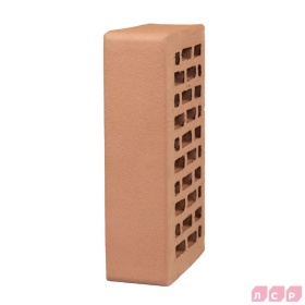 Кирпич лицевой светло-коричневый 1NF гладкий