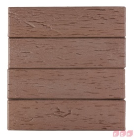 Клинкер фасадный коричневый "Мюнхен" 0,71NF береста