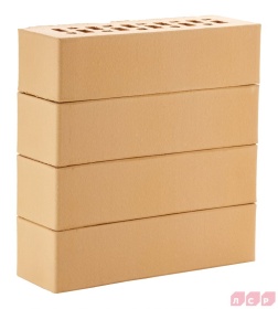 Клинкер фасадный пшеничный "Валенсия" 0,71NF гладкий