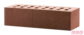 Клинкер фасадный темно-красный с бордовым песком "Порту" 0,71 NF винтаж