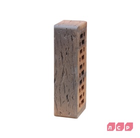 Клинкер фасадный светло-коричневый флэш "Прага" 0,71 NF береста