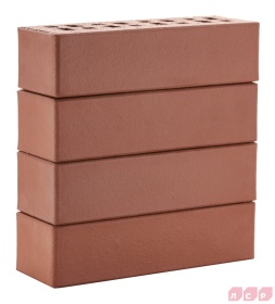 Клинкер фасадный тёмно-красный "Эдинбург" 0,71NF гладкий