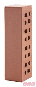 Клинкер фасадный тёмно-красный "Эдинбург" 0,71NF гладкий