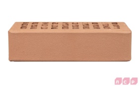 Кирпич лицевой светло-коричневый 1NF гладкий