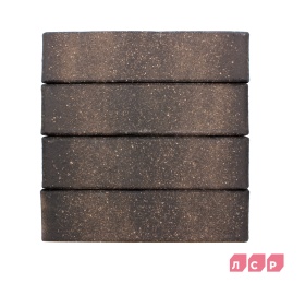 Кирпич лицевой графитовый с посыпкой 1NF гладкий