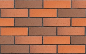Клинкер фасадный красный флэшинг "Ричмонд Ф" 0,71NF винтаж