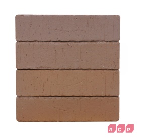 Клинкер фасадный темно-терракотовый флэшинг "Антверпен Ф" 0,71NF винтаж