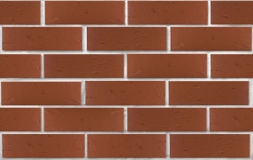 Кирпич лицевой пустотелый тёмно-красный 1NF рустик