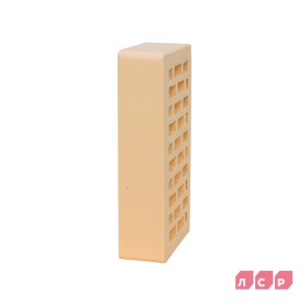 Кирпич лицевой бежевый 1NF гладкий