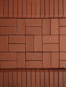 Брусчатка тёмно-красная "Эдинбург" бордюр