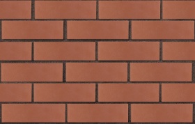 Кирпич лицевой пустотелый тёмно-красный 1NF гладкий