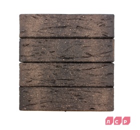 Кирпич лицевой графитовый с посыпкой 1NF рустик