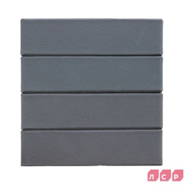 Кирпич лицевой пустотелый графитовый 1NF гладкий