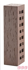 Клинкер фасадный коричневый "Мюнхен" 0,71NF береста