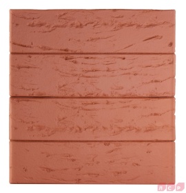 Кирпич лицевой красный 1NF рустик