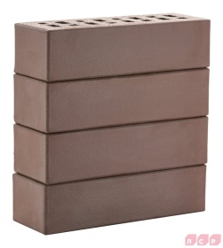 Клинкер фасадный коричневый "Мюнхен" 0,71NF гладкий