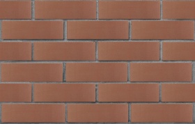 Кирпич лицевой пустотелый коричневый 1NF гладкий