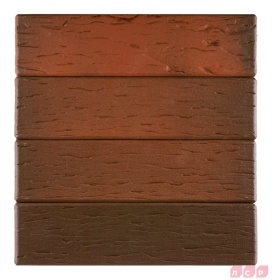 Клинкер фасадный красный флэш "Ноттингем" 0,71NF береста