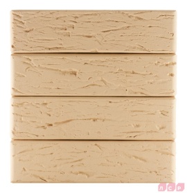 Кирпич лицевой пустотелый бежевый 1NF рустик