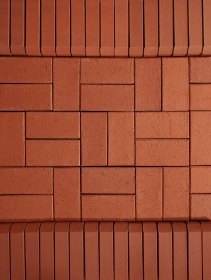 Брусчатка красная «Лондон» бордюр