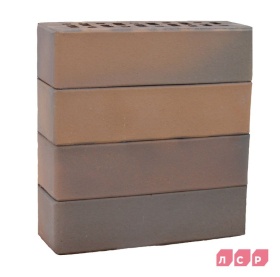 Клинкер фасадный светло-коричневый флэш "Прага" 0,71 NF гладкий