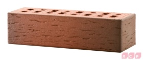 Клинкер фасадный красный флэш "Ноттингем" 0,71NF береста