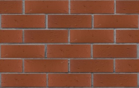 Кирпич лицевой пустотелый тёмно-красный 1NF рустик