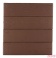 Кирпич лицевой пустотелый тёмно-коричневый 1NF рустик
