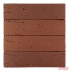 Кирпич лицевой пустотелый коричневый 1NF рустик