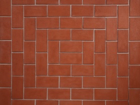 Брусчатка красная "Лондон" клинкер тротуарный 0,51 NF