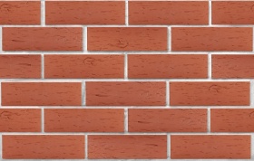 Клинкер фасадный красный "Лондон" 0,71NF береста