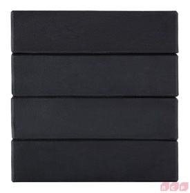 Клинкер фасадный чёрный матовый "Рейкьявик" 0,71NF гладкий