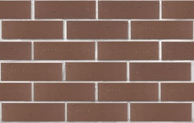 Кирпич лицевой пустотелый тёмно-коричневый 1NF рустик