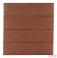 Кирпич лицевой пустотелый коричневый 1NF гладкий