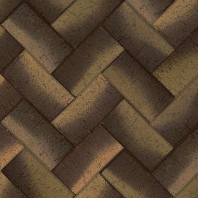 Брусчатка коричневая "Монако" золото классик клинкер тротуарный 0,51 NF